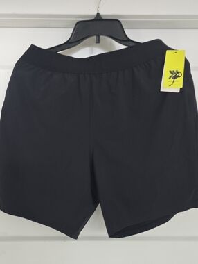 all in motion Black Women's Athletic Shorts with Elastic Waist